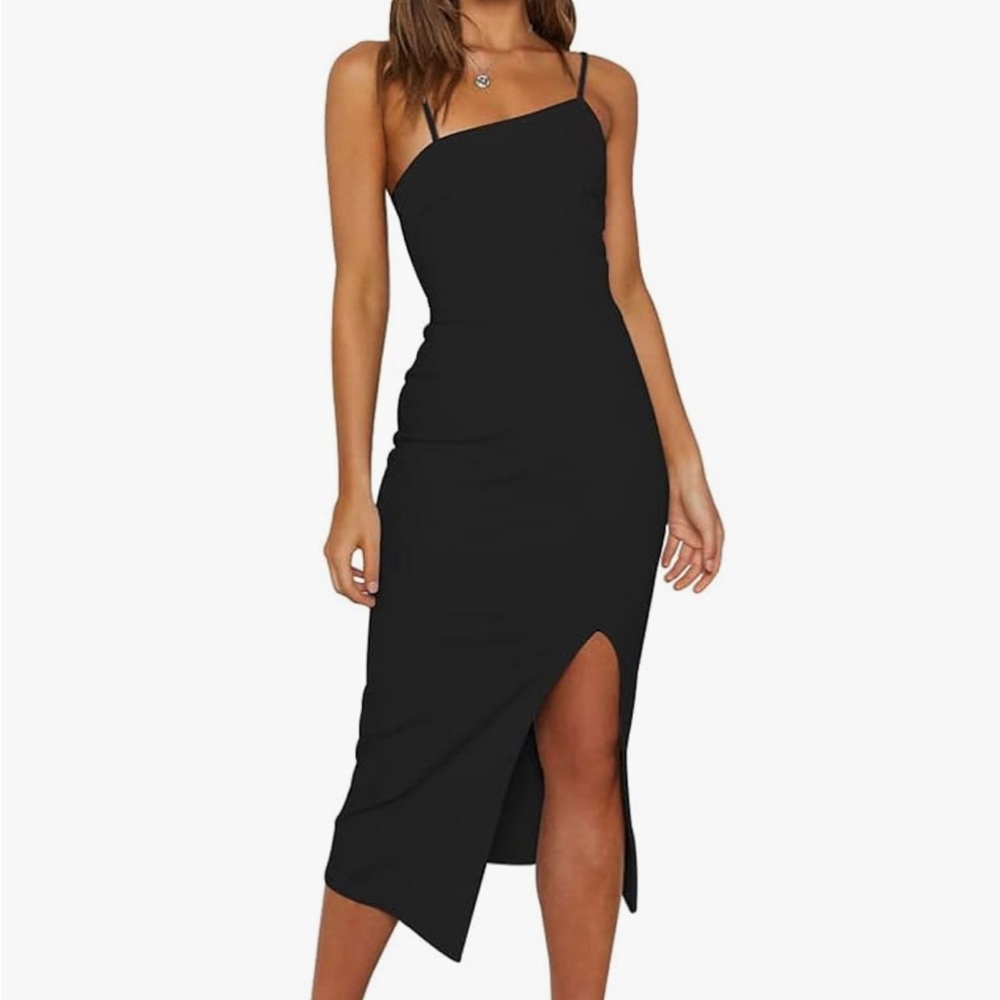Elegant Black Sleeveless Dress